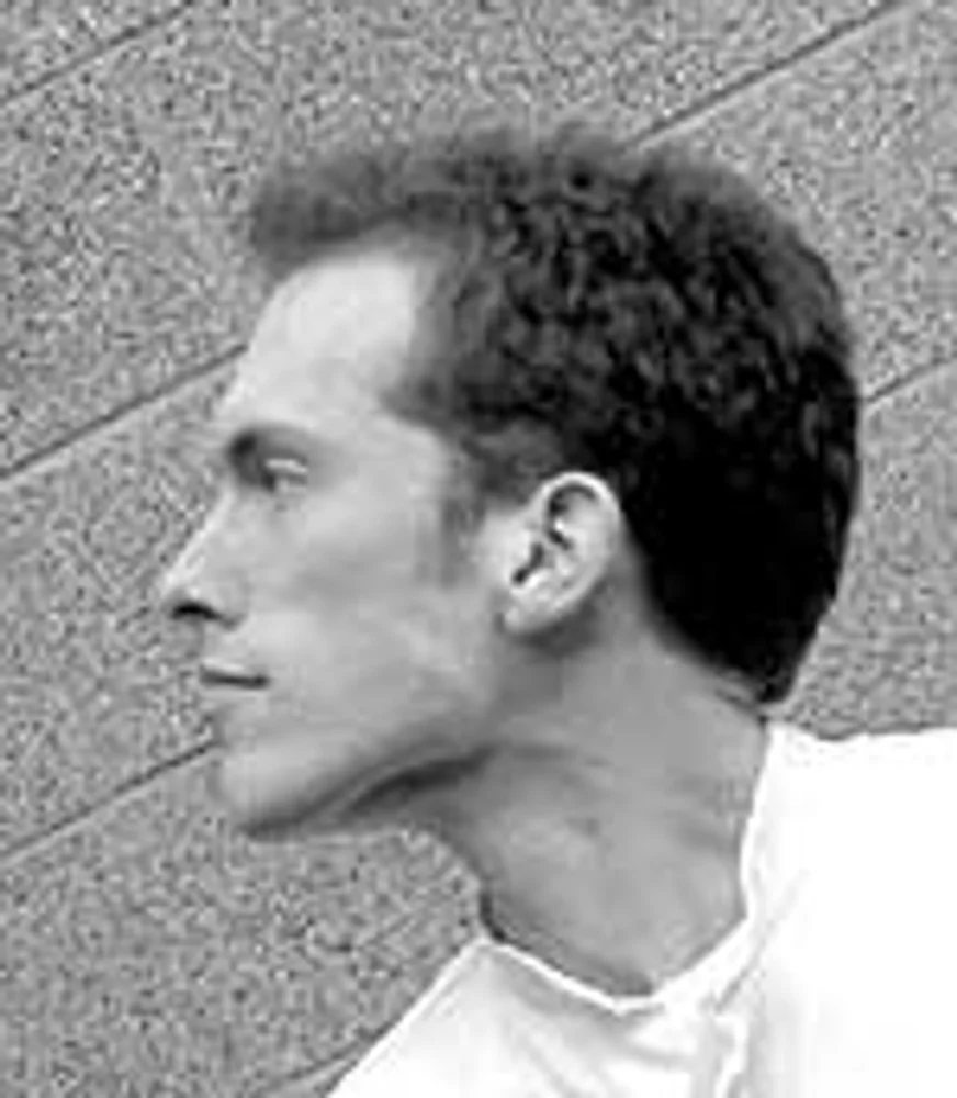 Black-and-white profile portrait of Jacob Hargrave