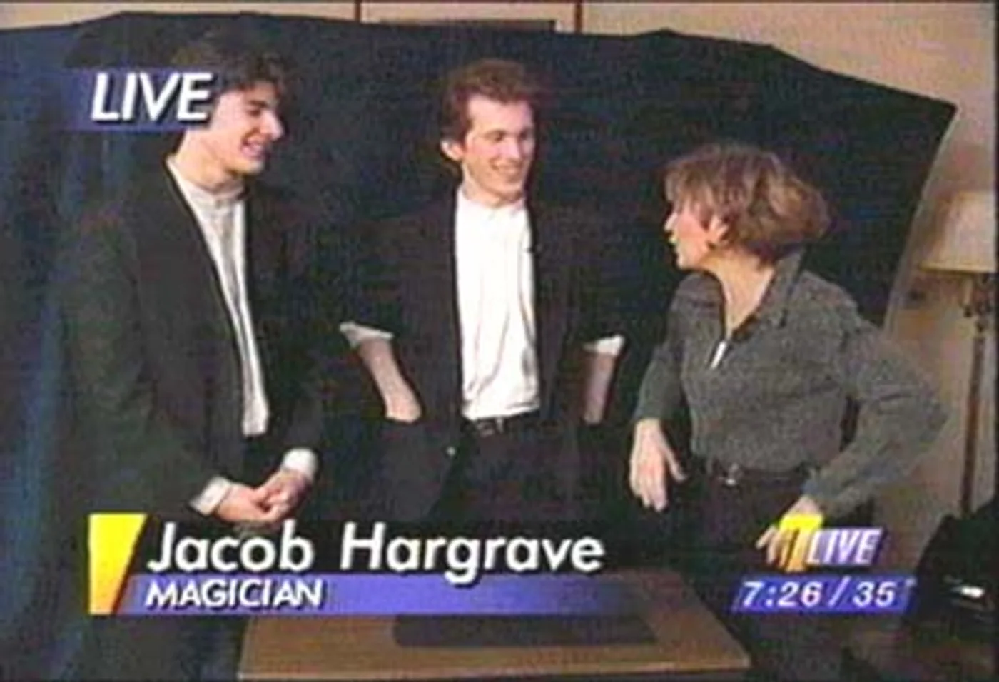 Jacob and Joshua on live television